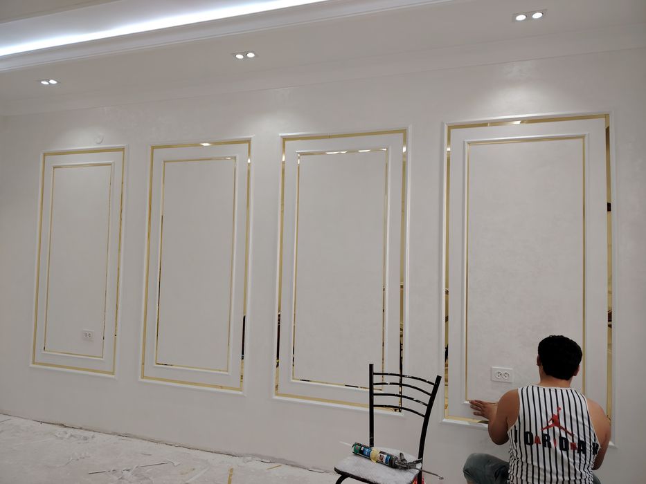 Ремонт квартира паткулч гипса картон паталок падмайк шкатурка малаяр к