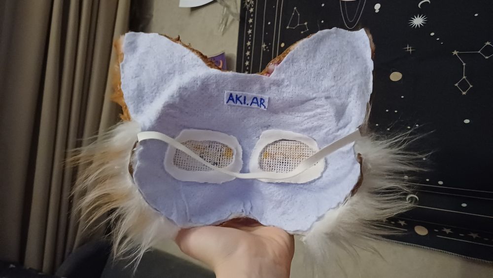 Маска для квадробики, кошка