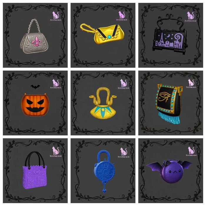 3D сумки для кукол Monster High, Ever After High