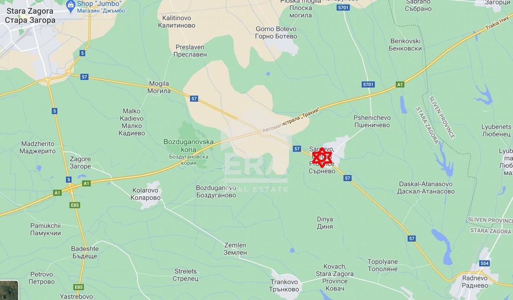 Парцел за Бензиностанция в гр. Раднево