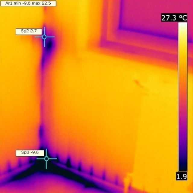 Тепловизор, обследование тепловизором, теплоаудит