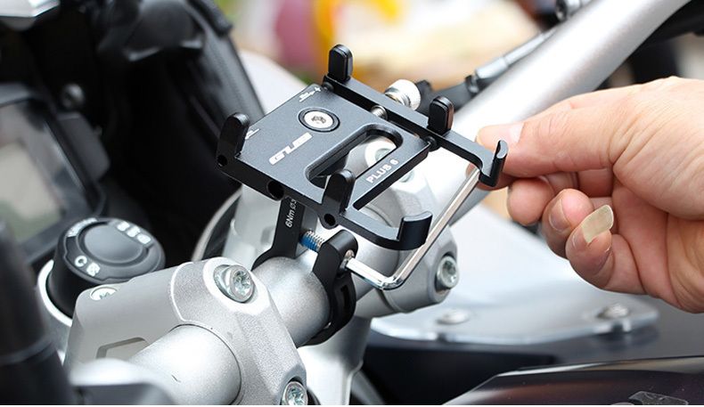 Suport aluminiu telefon smartphon moto bicicleta trotineta Gub Plus 6