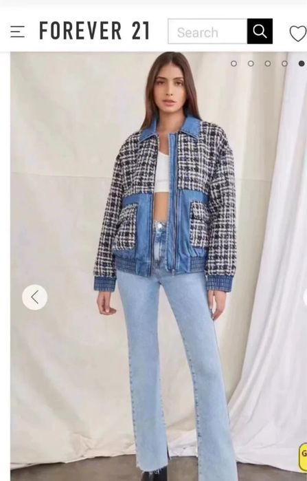 Бомбер утепленный Forever21 S, M