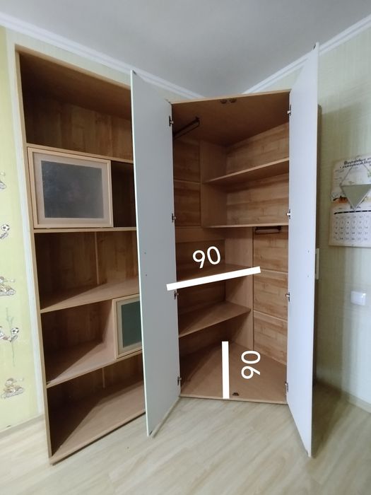 Шкаф + стеллаж в детскую