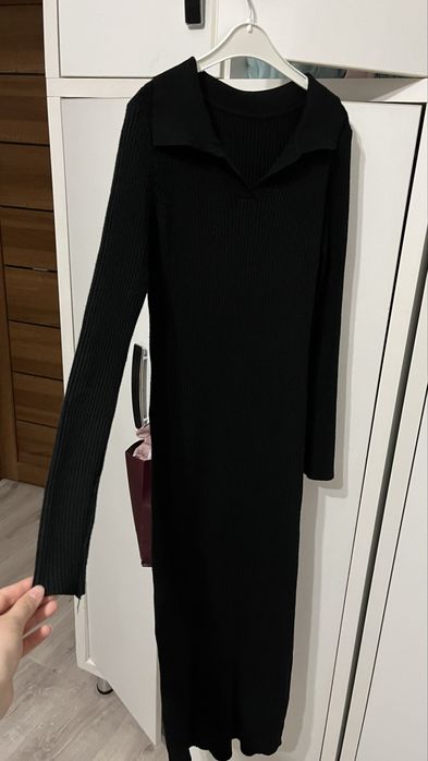 Платье черное трикотаж