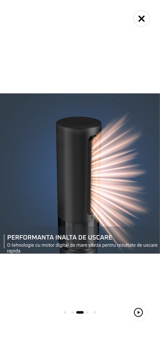 Perie multifunctionala cu aer cald Rowenta Air Shape