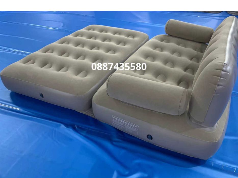 Надуваем фотьойл или двойно легло 5в1 SuperSofa – Пет вида комфорт