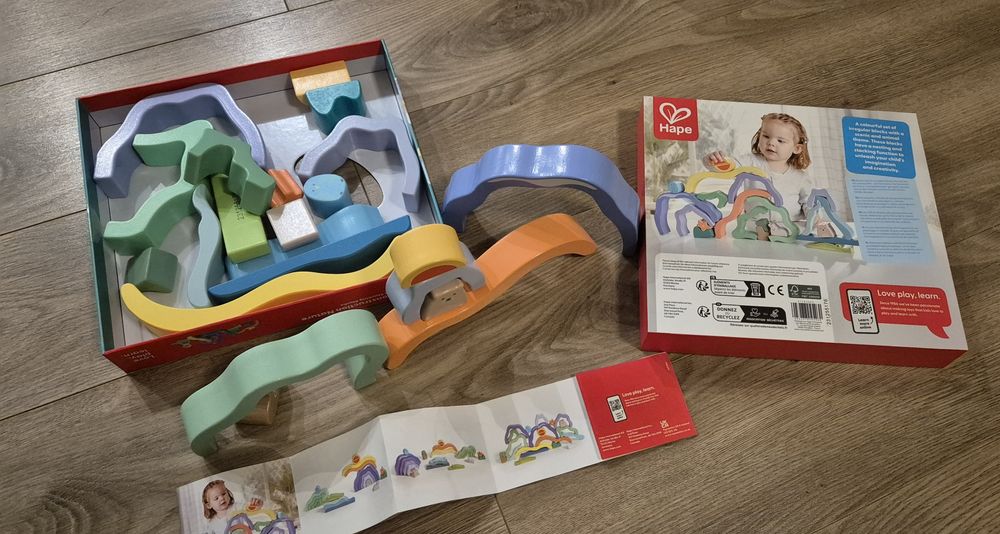 Vand set de constructie  din lemn, Hape, produs nou