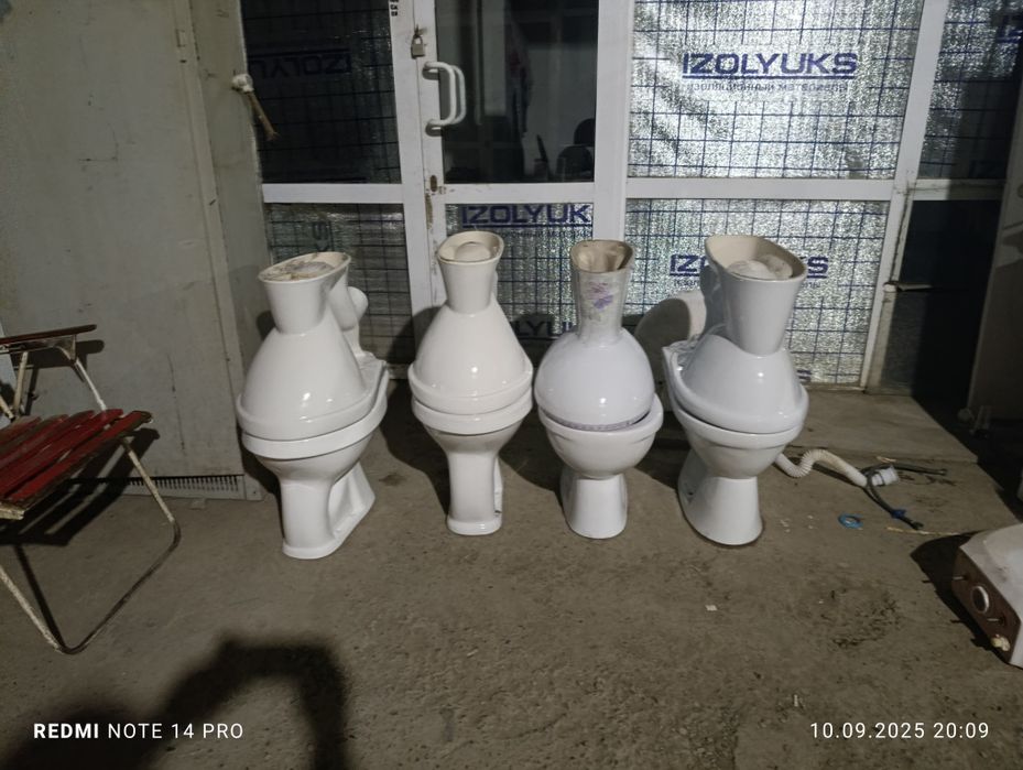 Б/у унитаз временный бачок крышка vremni unitaz bachok qopqoq