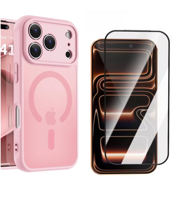 Iphone 17 AIR PRO MAX Husa Magnetica Fit Case + Folie Sticla JoyRoom