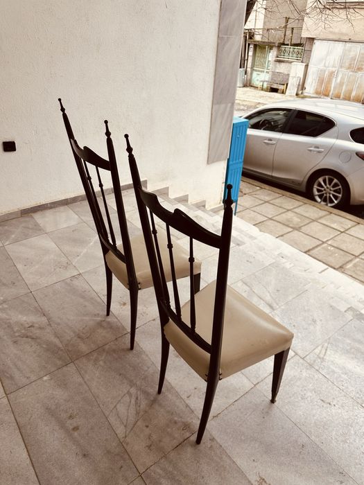 Шведски дизайнерски столове – 2 бр., скандинавски винтидж стил