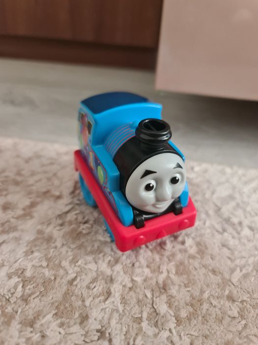 Tren jucarie albastru