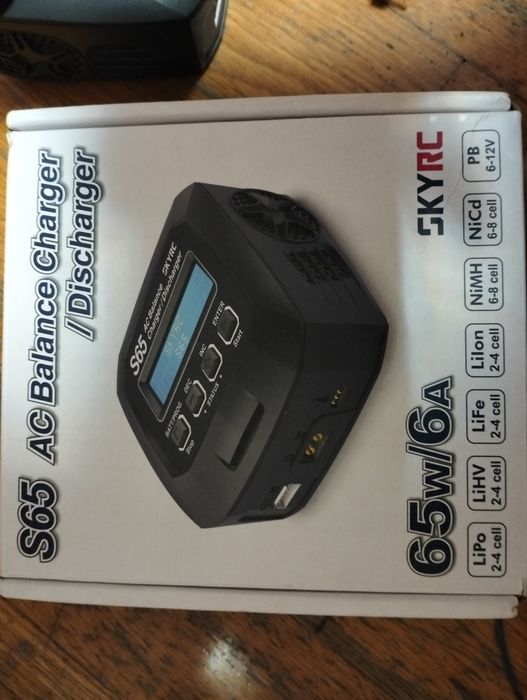 Професионално зарядно SkyRC S65 AC Balance Charger/Discharger (65W/6A) – Като ново!