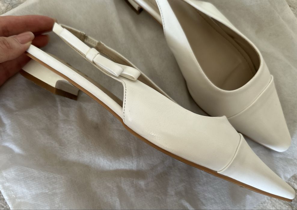 Туфли зара белые