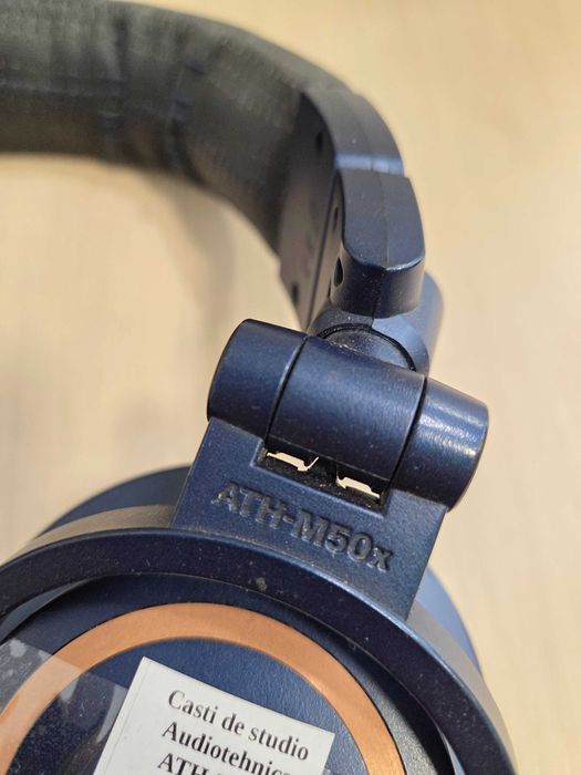 Casti de studio Audiotehnica ATH-M50X (ECA27 b.47802)-Garantie  2 ani!