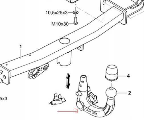 Автоматичен Сваляем Теглич Opel Zafira C (2011- 2019)