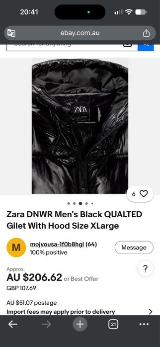 Zara DNWR Men's- Vestǎ