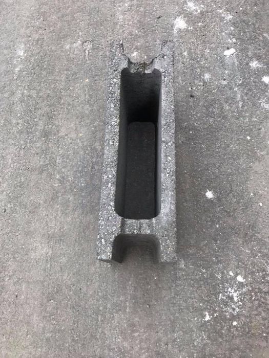 Boltari din beton, 15 l x22h x50 L cm,