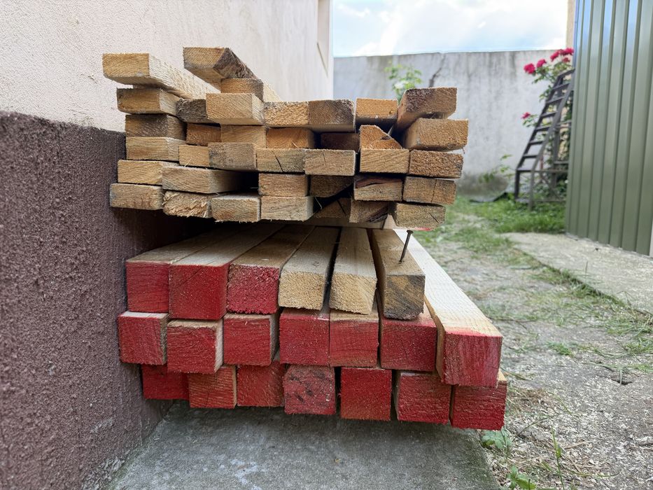 Patrati si scanduri 6x6 , lungime 4m