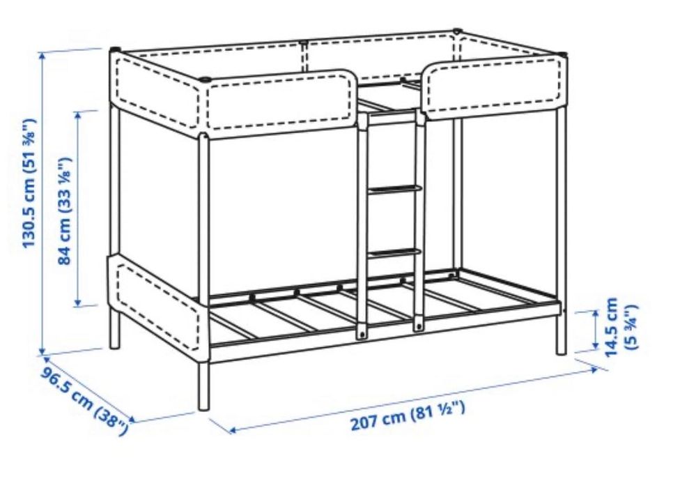 Двуетажно легло ИКЕА IKEA
