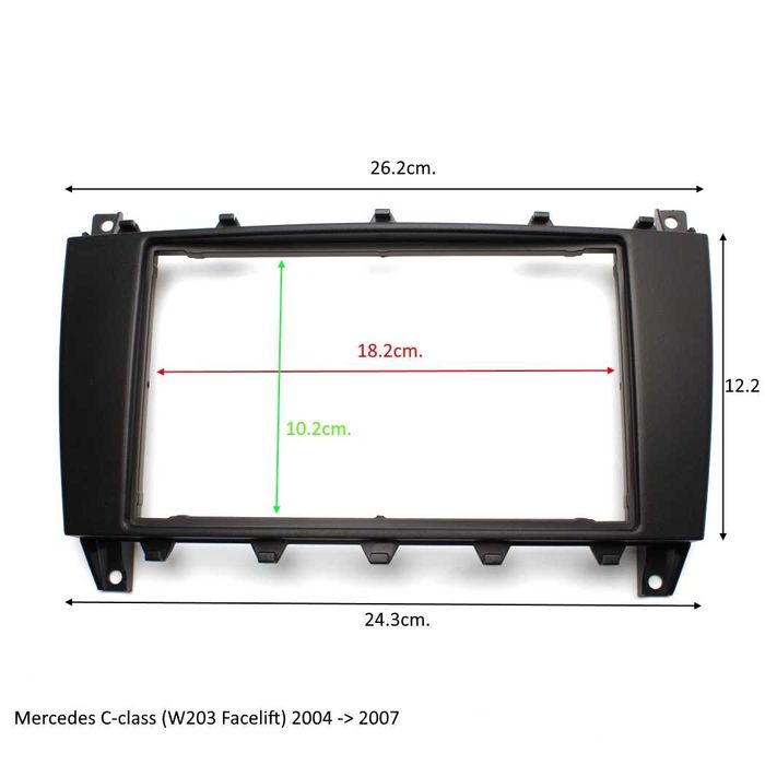 Рамка за автомобилно радио и мултимедия MERCEDES