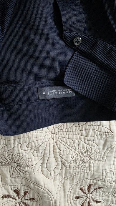 Футболка поло темно синий