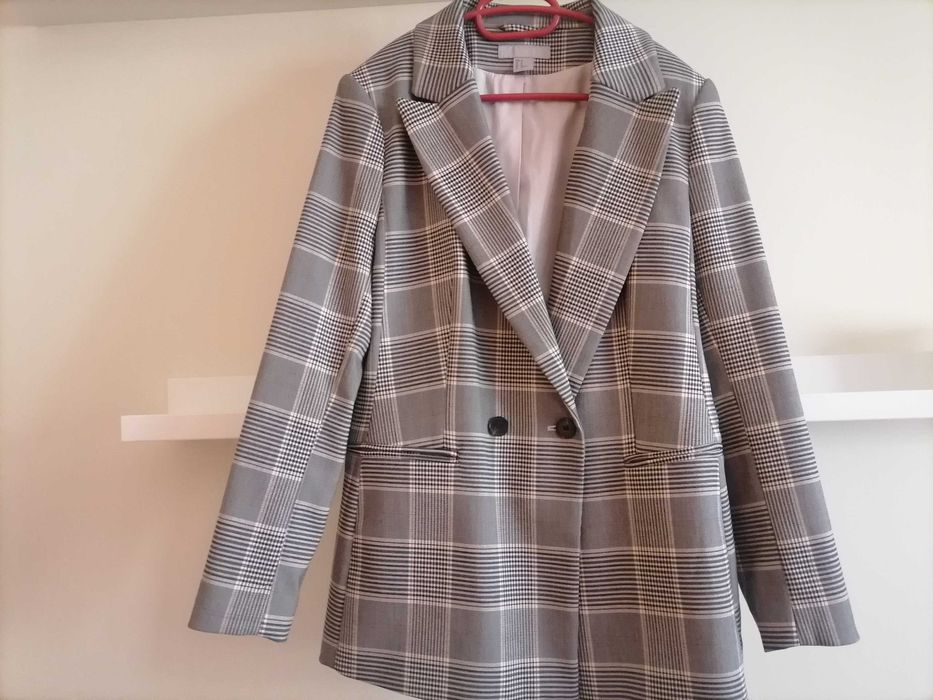 Сако  дамско карирано H&M