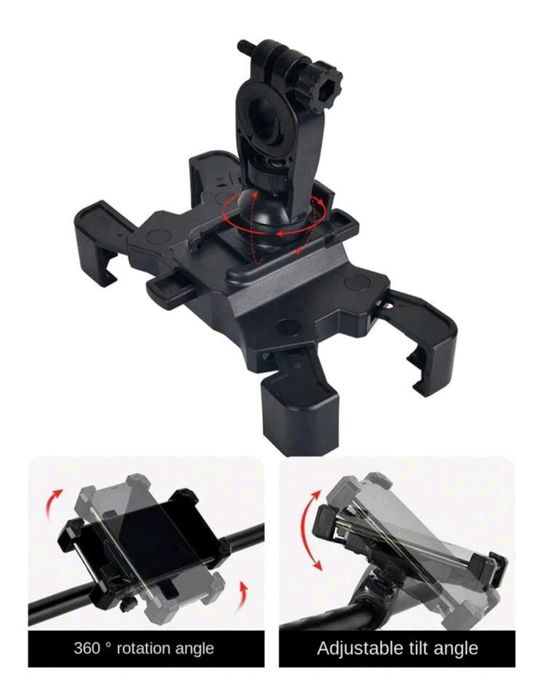 Два вида стойки за телефони за велосипеди