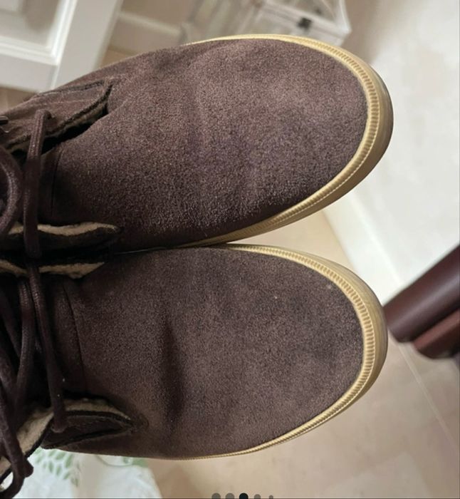 Pantofi piele intoarsa Esprit