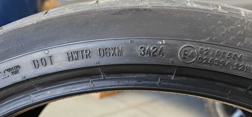 4бр. Гуми Continental SportContact6 285 35 23 dot 34 седмица 24 година