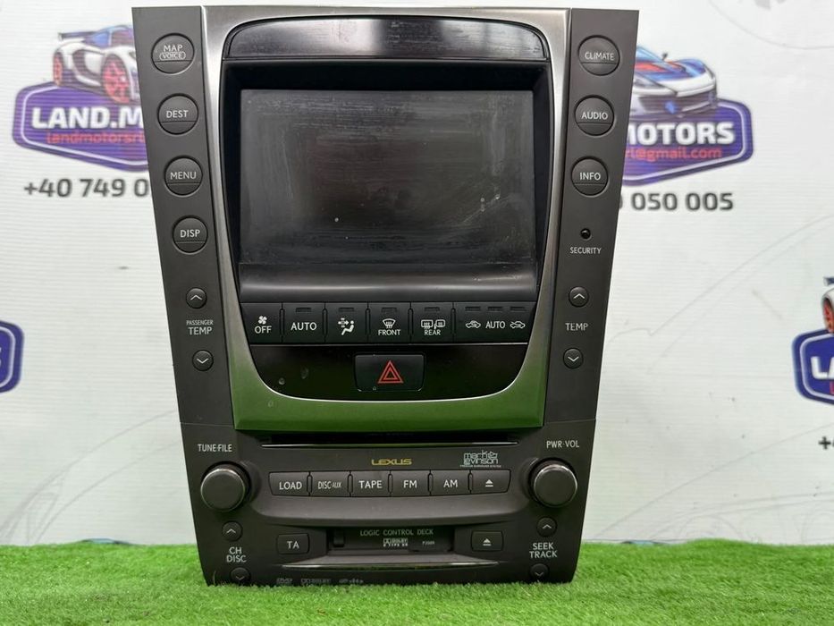 CONSOLA CENTRALA / DISPLAY NAVIGATIE / ECRAN CONTROL MEDIA / BUTOANE LEXUS GS 300 III 2009 3.0 BENZINA SEDAN COD OEM 86120-30G20-E0-2 HGPK000601EW 861