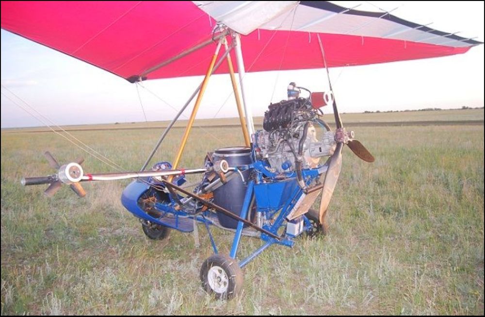 Мото дельтаплан химик