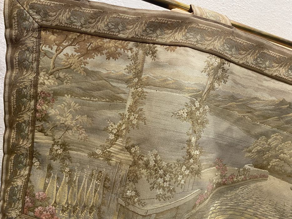 Голям белгийски гоблен за стена с копринени конци