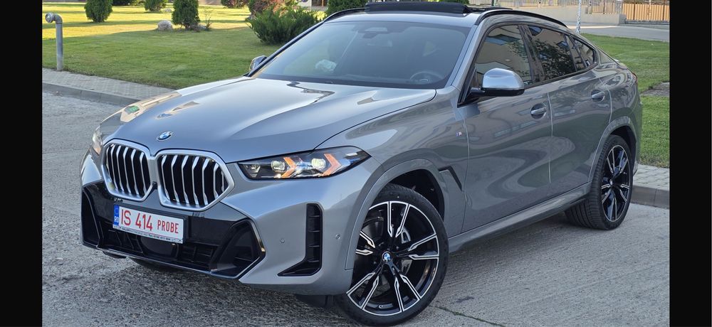 BMW X6 2025 M Paket 3.0 290CP E6 X Drive Ful Laser Trapa Soft Clouse 360G IncalzireVentilatie Masaj Distronic Line Side 15500 Km Garantie 12 2028 Full