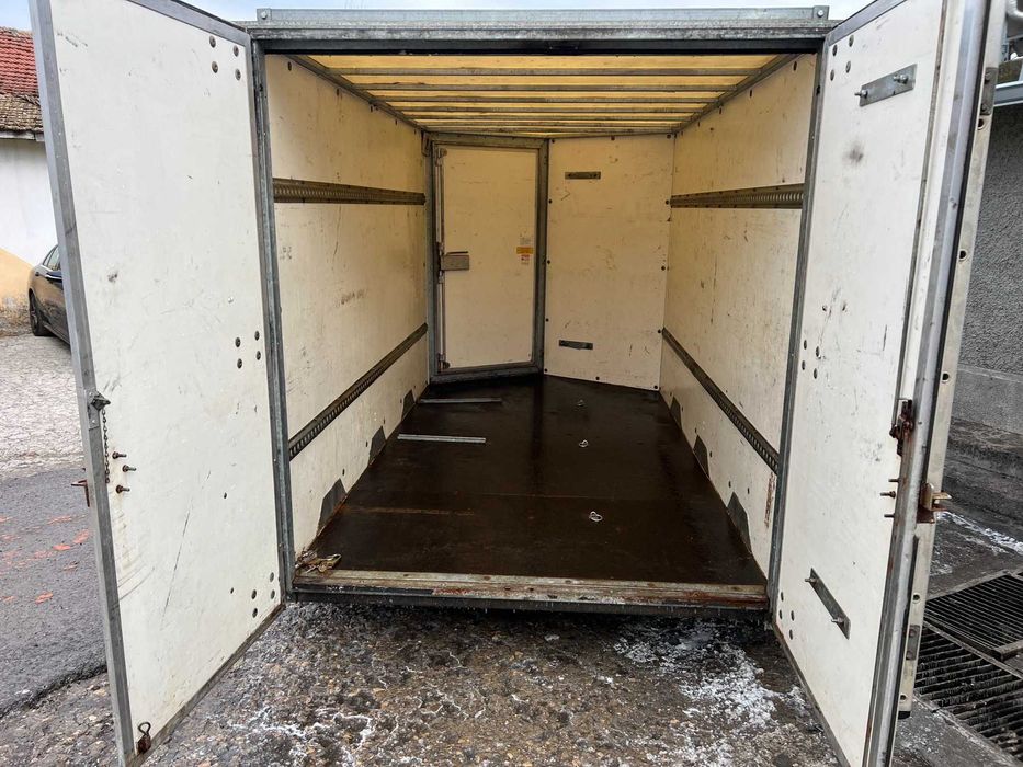 Затворено Ремарке 3500кг Ифор Уилямс Ifor Williams Box Нов Внос Англия