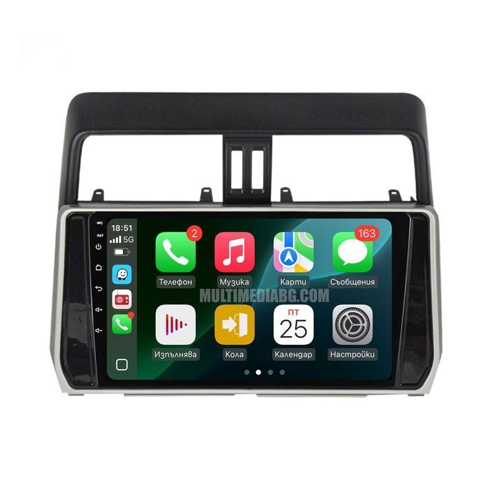 Toyota Land Cruiser Prado 150 2017г-2022 Мултимедия Навигация Android