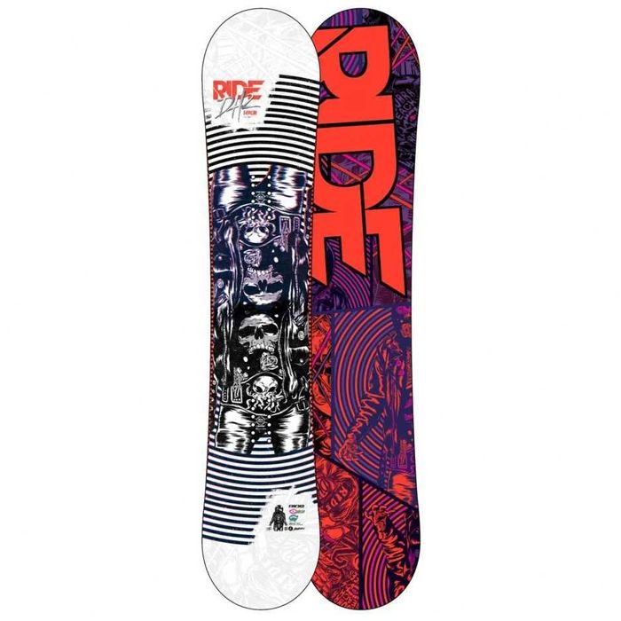 Сноуборд Ride DH2 155см, Креплени Burton, Ботинки Salomon комплект