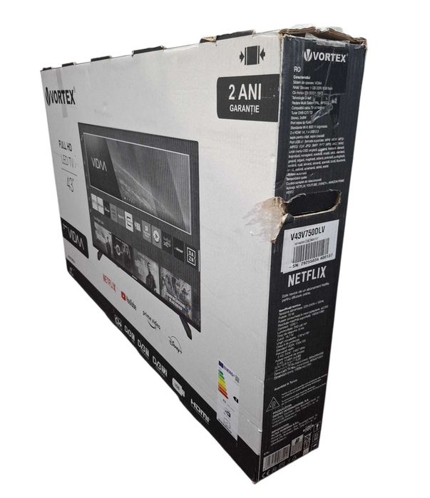 Smart Tv Vortex 109 Cm / Amanet Cashbook Braila Viziru