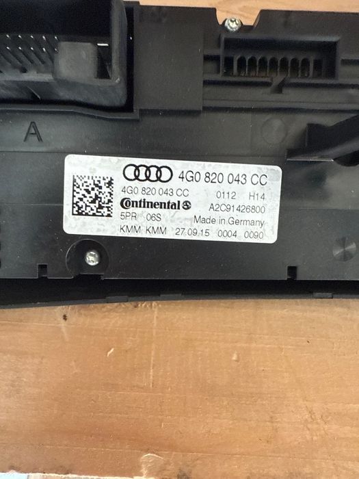 Panou Clima Audi A6 C7 2012 - 2018 4G0 820 043 Cc
