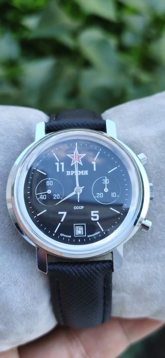 Ceas rar BPEMR Vremya chronograph 3133 mecanism Poljot