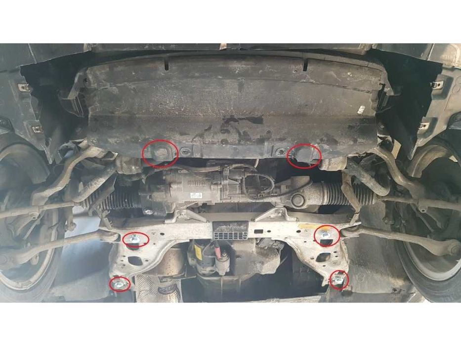 Метална кора под двигател и скоростна кутия BMW Seria 1 E81 E82 E87