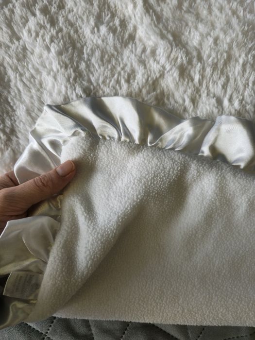 Paturica bebe botez 75 x 85 cm