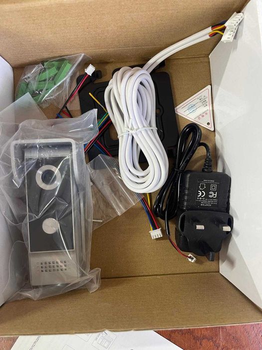 Sistem de interfon video cu sonerie color, ecra TFT de 4,3 inci, cu cablu, viziune nocturnă IR, interfon cu rază de acțiune de 100 de metri