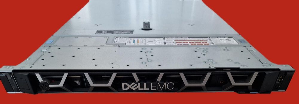 Dell PowerEdge R6515 — 1U сървър, AMD EPYC 7443P (Milan), 512GB RAM