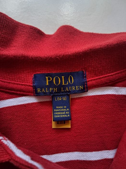 Оригинална детска/юношеска поло тениска Polo Ralph Lauren | Размер L (14-16 г.)