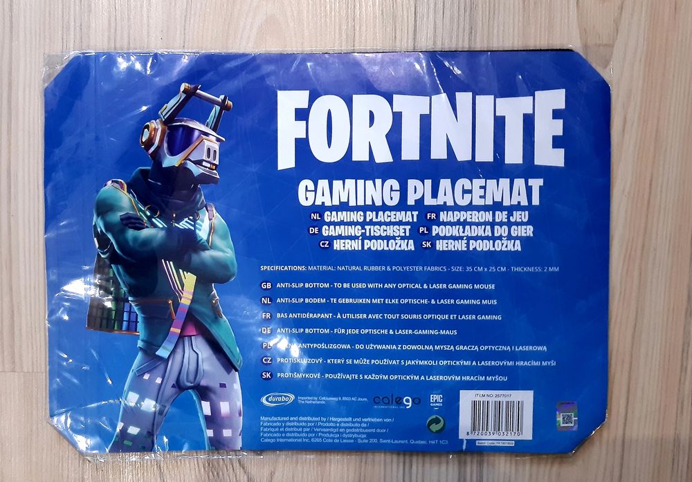 Оригинална подложка за мишка Fortnite + ПОДАРЪК ключодържател