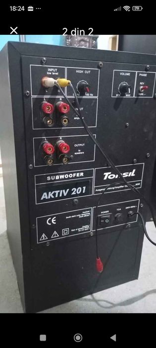 Subwoofer activ 201 tonsil 80w