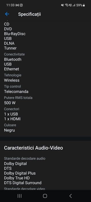 Home cinema/home theatre 5.1 Samsung hts j4500