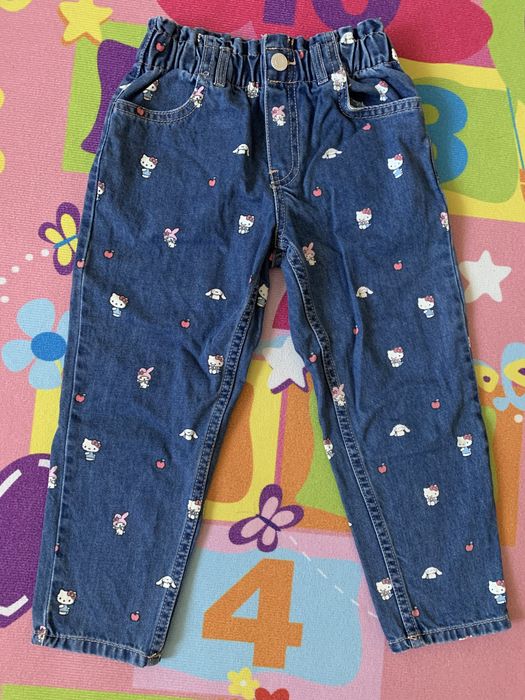 Lot 6 pantaloni fetite 110 cm, H&M, noi/ impecabili