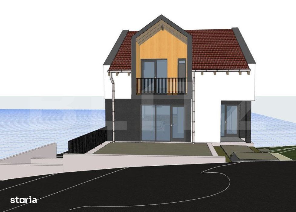 Casa individuala smart, 200 mp, 300mp teren, 5 dormitoare, , zona Vivo